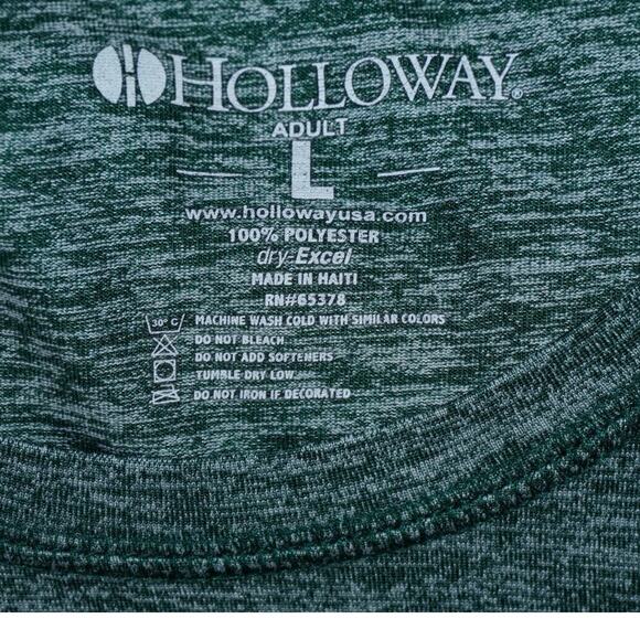 Cal Poly Pomona Broncos Green Holloway Dry-Excel Performance T-Shirt Men’s L - Picture 3 of 5